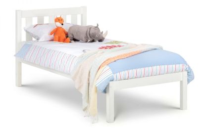 Luna Pine Single Bed - Surf White