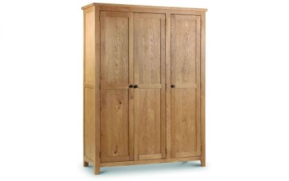 Marlborough Oak 1.42m 3 Door Wardrobe