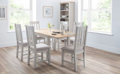 Richmond Flip-top Dining Table - Elephant Grey