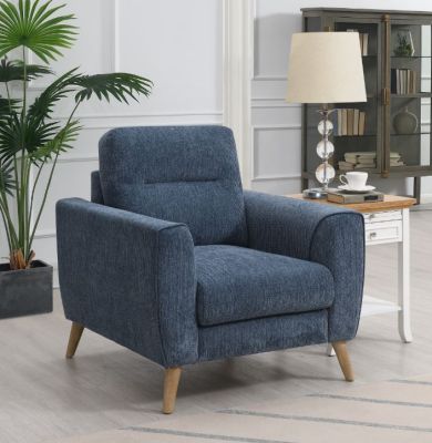 Anderson Fabric 1 Seater - Blue