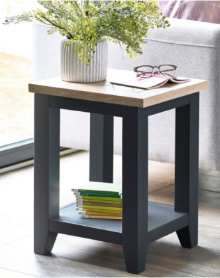 Bordeaux Lamp Table Dark Grey