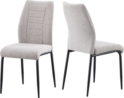 Chilton Dining Chair (Box of 4) - Grey Fabric