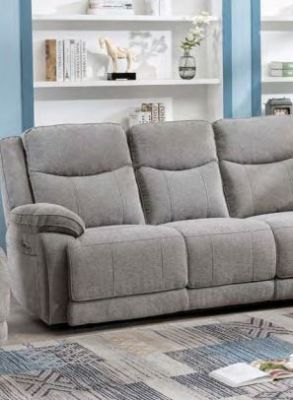 Herbert Fabric Electric Corner Suite 2C2 - Light Grey