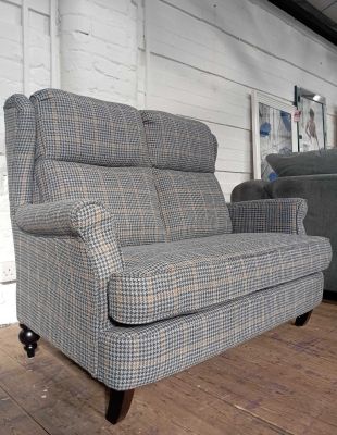 Skye Fabric Love Seat - Antique Gold