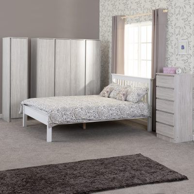 Monaco Bed Low Foot End - White