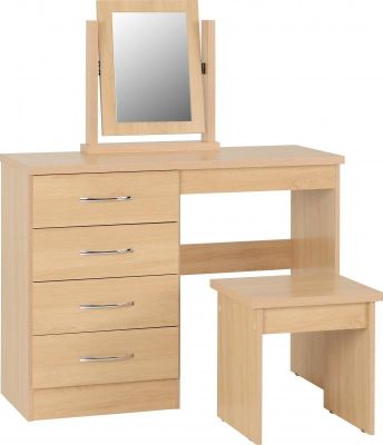 Nevada 4 Drawer Dressing Table SET - Sonoma Oak