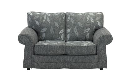 Davina Fabric 2 Seater Sofa - Dundee Silver