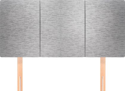 Sophie Divan Headboard 4ft 6in - Grey Fabric