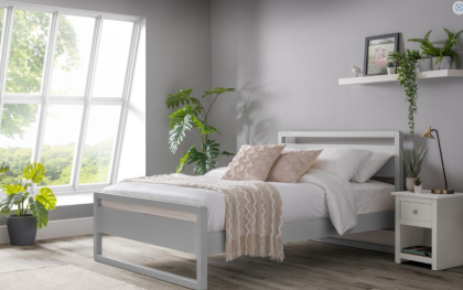 Venice Single Bed 90Cm - Dove Grey