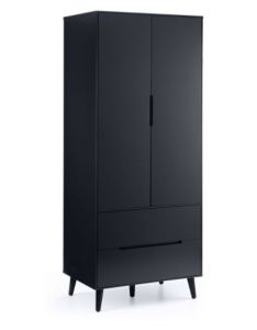 Alicia Combination Wardrobe 0.8m - Anthracite