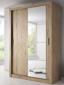 Denmark Small Sliderobe 1.2m - Shetland Oak