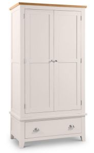 Richmond 2 Door 1 Drawer Wardrobe - Elephant Grey