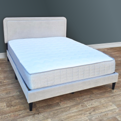 Cauis Fabric Bed - Miss Mist