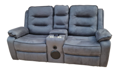 Firenze Recliner 2 Seater - Grey