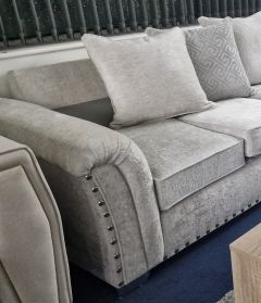 Harryson Fabric Suite 3+2 - Madrid Silver