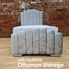 Salamanca Crushed Velvet Silver