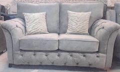 Phoenix Fabric 3 Seater Sofa - Dapple Silver