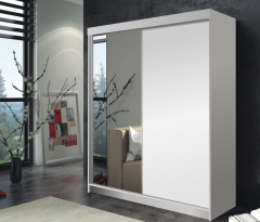Ruby Sliding Wardrobe 1.5m - White