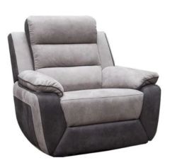 Urban Fabric 1 Seater Recliner Sofa  - Smoke / Grey